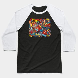 Flower monster Baseball T-Shirt